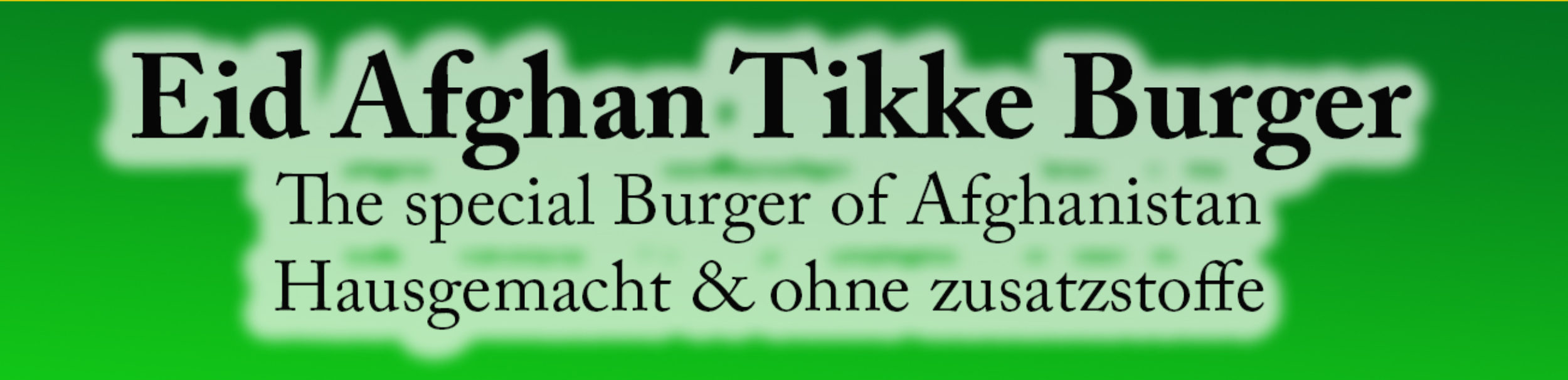 Eid Tikke Burger